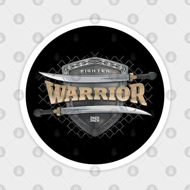 Warrior Fighter Magnet by Kirill